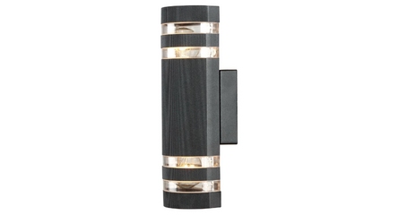 Уличный настенный светильник Arte Lamp Metro A8162AL-2BK