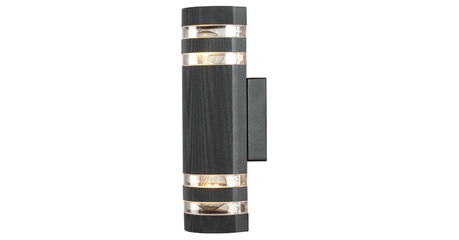 Уличный настенный светильник Arte Lamp Metro A8162AL-2BK