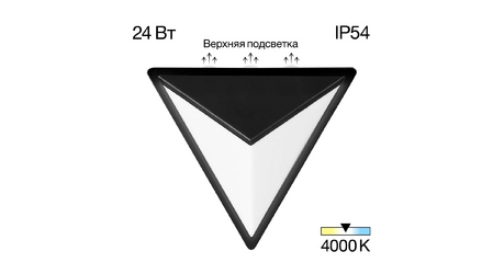 Уличный настенный светильник Citilux Domus CLU0804BK