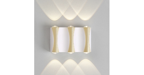 Уличный настенный светильник Crystal Lux CLT 022W3 WH-GO 4000K