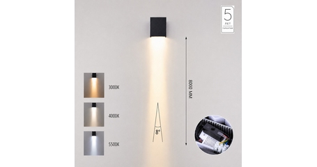 Уличный настенный светильник Odeon Light Nature Arrow 7188/5WLP