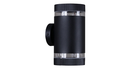 Уличный настенный светильник Reluce 86226-9.2-002CT 2*GX53 BK