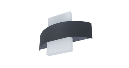 Уличный настенный светодиодный светильник Arte Lamp Croce A1444AP-1GY