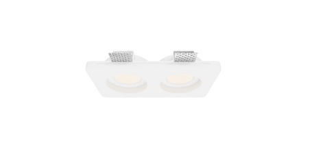 Встраиваемый светильник Maytoni Gyps Modern DL002-GU10-02-W