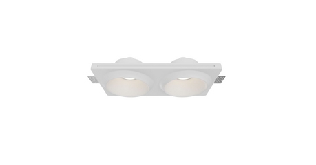 Встраиваемый светильник Maytoni Gyps Modern DL124-GU10-02-TRS-W