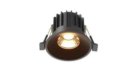 Встраиваемый светильник Maytoni Round DL058-12W2.7K-B