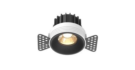 Встраиваемый светильник Maytoni Round DL058-12W2.7K-TRS-B