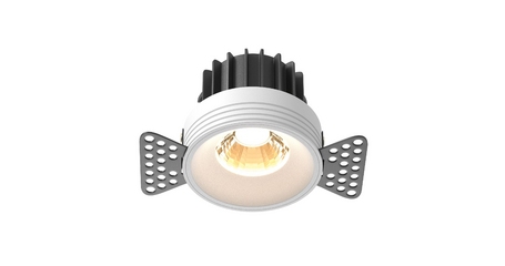 Встраиваемый светильник Maytoni Round DL058-12W2.7K-TRS-W