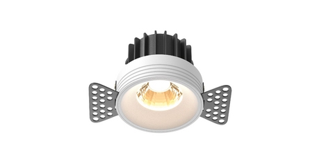 Встраиваемый светильник Maytoni Round DL058-12W2.7K-TRS-W