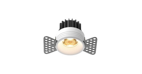 Встраиваемый светильник Maytoni Round DL058-7W2.7K-TRS-W