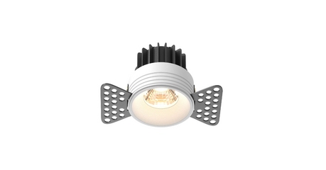 Встраиваемый светильник Maytoni Round DL058-7W3K-TRS-W