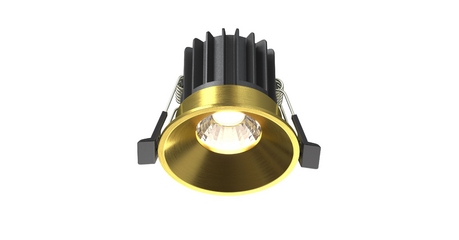 Встраиваемый светильник Maytoni Round DL058-7W4K-BS