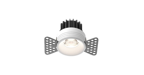 Встраиваемый светильник Maytoni Round DL058-7W4K-TRS-W