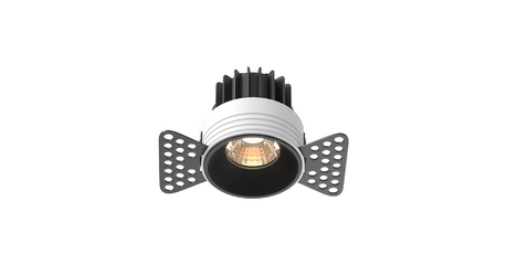 Встраиваемый светильник Maytoni Technical Downlight Round DL058-7W3K-TRS-B