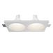 Встраиваемый светильник Maytoni Technical Gyps Modern DL129-GU10-02-W