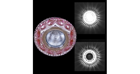 Встраиваемый светильник Reluce 00757-9.0-001CN MR16+LED3W CL+PK