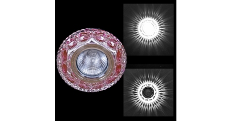 Встраиваемый светильник Reluce 00757-9.0-001CN MR16+LED3W CL+PK