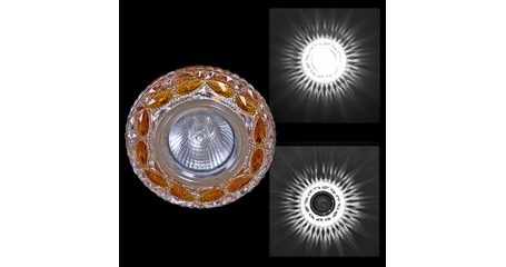 Встраиваемый светильник Reluce 00757-9.0-001CN MR16+LED3W CL+TEA