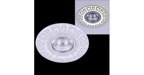 Встраиваемый светильник Reluce 09504-9.0-001MN MR16+LED3W WH/CR