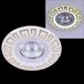 Встраиваемый светильник Reluce 09504-9.0-001MN MR16+LED3W WH/GD