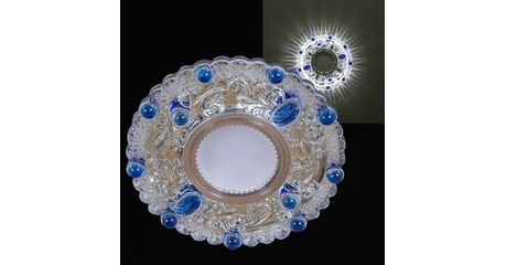 Встраиваемый светильник Reluce 14339-9.0-001LD MR16+LED3W WT+BL