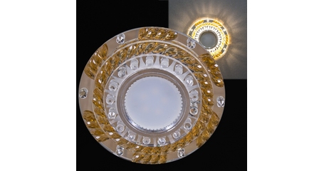 Встраиваемый светильник Reluce 22092-9.0-001PL MR16+LED3W CL+GD
