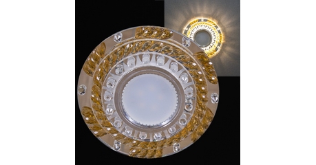 Встраиваемый светильник Reluce 22092-9.0-001PL MR16+LED3W CL+GD
