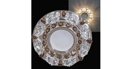 Встраиваемый светильник Reluce 22093-9.0-001PL MR16+LED3W CL+GR