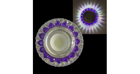 Встраиваемый светильник Reluce 42205-9.0-001PL MR16+LED3W CL/PP+MIX