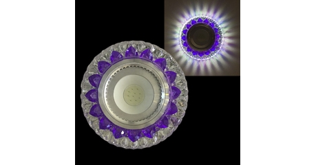 Встраиваемый светильник Reluce 42205-9.0-001PL MR16+LED3W CL/PP+MIX