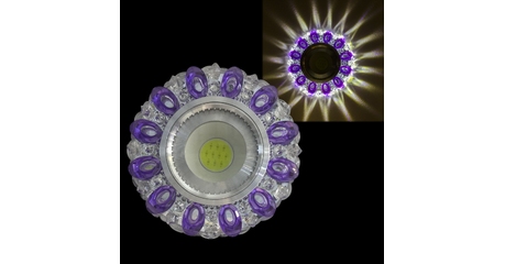 Встраиваемый светильник Reluce 42225-9.0-001PL MR16+LED3W CL/PP