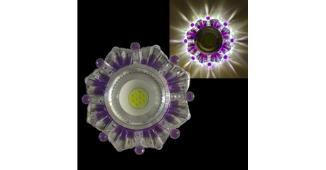 Встраиваемый светильник Reluce 42235-9.0-001PL MR16+LED3W CL/PP