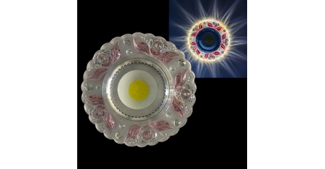 Встраиваемый светильник Reluce 42236-9.0-001PL MR16+LED3W CL/PK