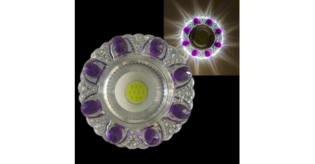 Встраиваемый светильник Reluce 42246-9.0-001PL MR16+LED3W CL/PP