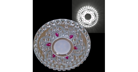 Встраиваемый светильник Reluce 62097-9.0-001PL MR16+LED5W CL+PP
