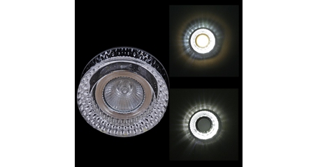 Встраиваемый светильник Reluce 71090-9.0-001D MR16 +LED3W BK