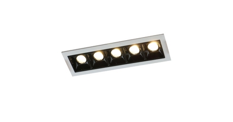 Встраиваемый светодиодный светильник Arte Lamp Grill A3153PL-5BK