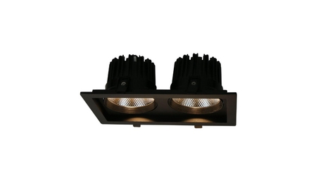 Встраиваемый светодиодный светильник Arte Lamp Privato A7018PL-2BK