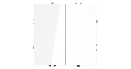 Выключатель двухклавишный Voltum S70 VLS020101