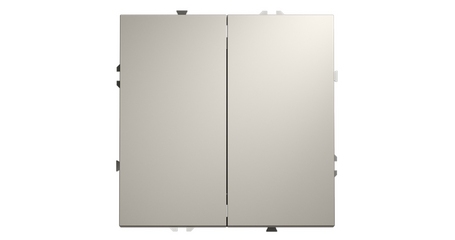 Выключатель двухклавишный Voltum S70 VLS020103