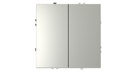 Выключатель двухклавишный Voltum S70 VLS020105