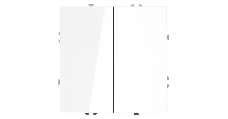 Выключатель с самовозвратом двухклавишный Voltum S70 VLS020601