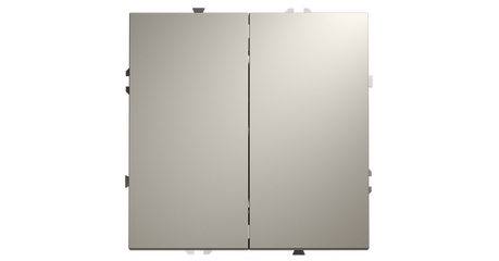 Выключатель с самовозвратом двухклавишный Voltum S70 VLS020603