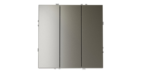 Выключатель трехклавишный Voltum S70 VLS030104