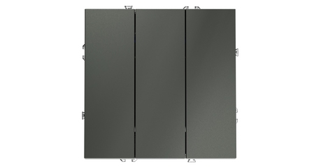 Выключатель трехклавишный Voltum S70 VLS030106