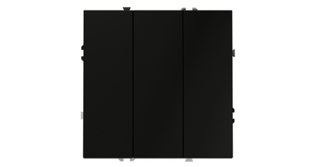 Выключатель трехклавишный Voltum S70 VLS030108