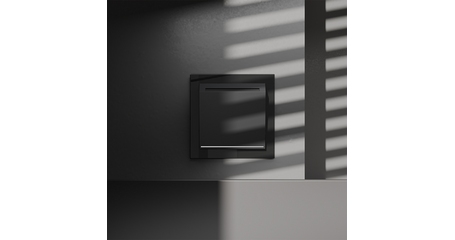 Выключатель встраиваемый Voltum S70 карточный 16А, (черный матовый) VLS010708