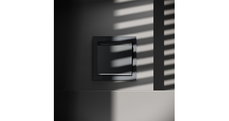 Выключатель встраиваемый Voltum S70 карточный 16А, (графит) VLS010707