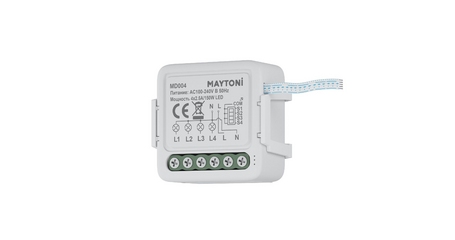 W-Fi выключатель четырехканальный Maytoni Smart home MD004
