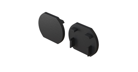 Заглушка для круглового шинопровода (2 шт.) Maytoni Basity TRA172EC-R-11B